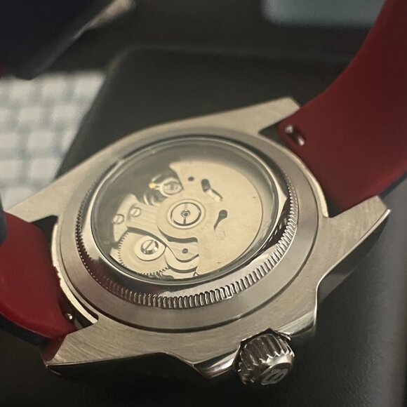 Seiko Mod Pepsi GMT Automatic Watch - Picture 4 of 5